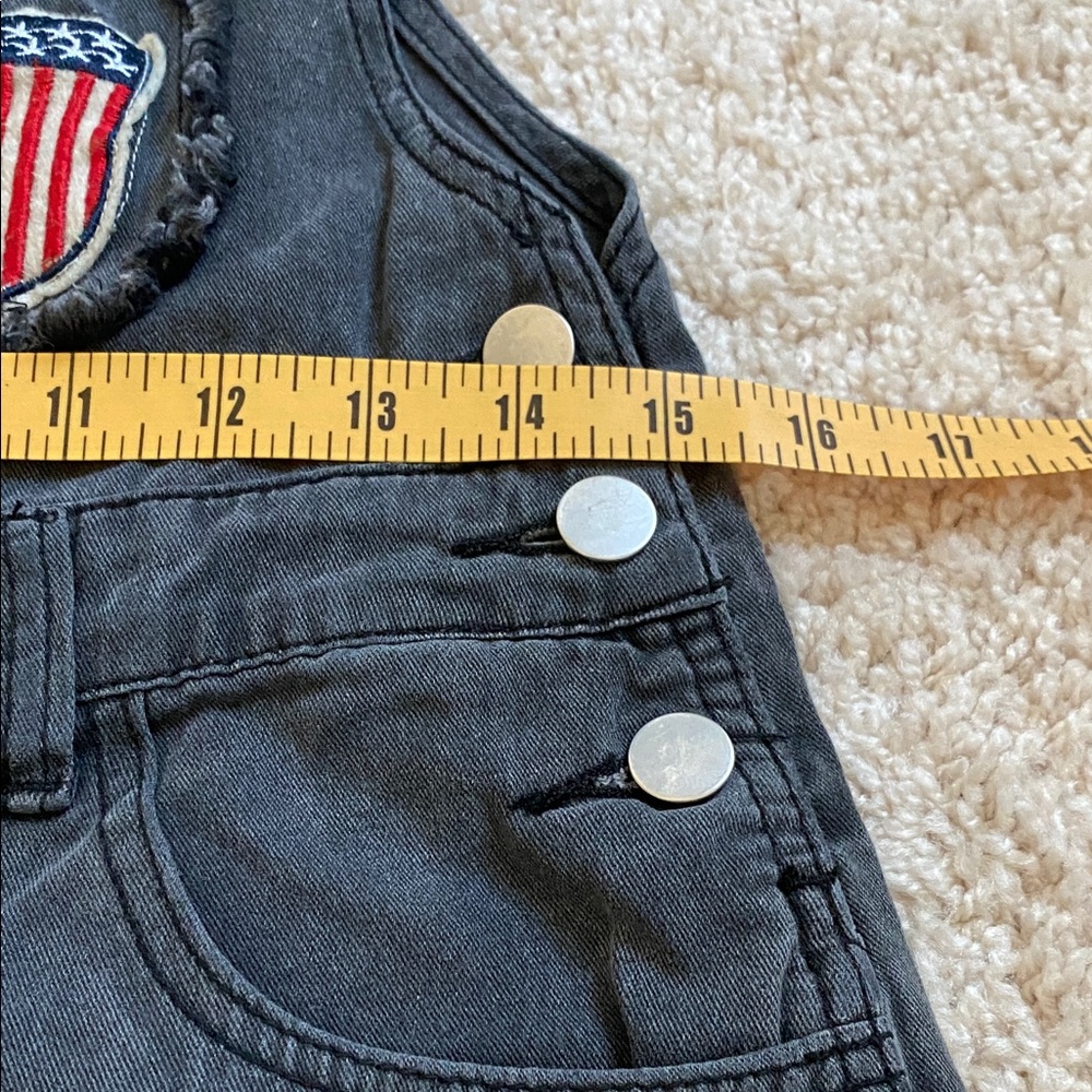 POL Dark Gray Romper with Patch Details - Picture 5 of 6